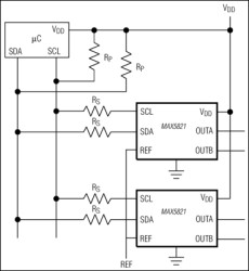 Dual, 10-Bit, Low-Power, 2-Wire, Serial Voltage-Output DAC