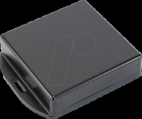 1551WXFLBK Waterproof miniature case, 80 x 80 x 22 mm, black