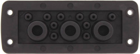 CONTA-CLIP 28630.4 Przepust kablowy KES 13/24 BK, (D x S) 149.6 mm x 58 mm, poliamid 6.6, 1 szt.