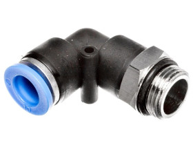 Przyłączka kątowa wtykowa G3/8 D 10 84.0050.04.3810