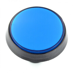 Push Button 6cm - niebieski (wersja eko2)