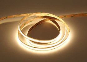 Profesjonalna taśma LED typu COB 12W 480 chips/m CRI 90 12V biala neutralna 4000K IP20 5m UQS-COB-12W-NW-12V-5m