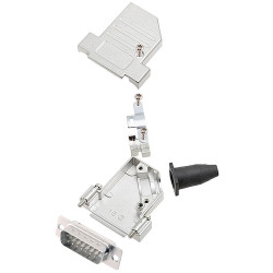 Encitech 6355-8091-22; DTSL15-SJSRG-S-DMP-W-K 15-pin Solder Bucket 45&#xB0;