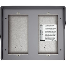 Obudowa natynkowa z daszkiem do paneli sfera 4 moduły stalowoszara 350643