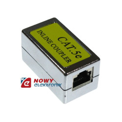 Łącznik gn.mod.-gn.mod.RJ45 8P8C KAT5 FTP ekranowany