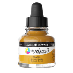 Daler-Rowney System3 Ink 29.5ml Yellow Ochre