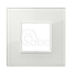 Ramka ozdobna Eikon Evo, 2M, Total White Diamond, 21642.87