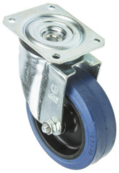 Koło samonastawne średnica kabla 125mm Płyta LAG 180kg wysokość całkowita 160mm