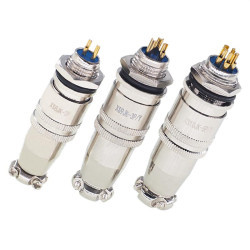 XS8JK Self-locking Aviation Connector Set - Plug & Socket