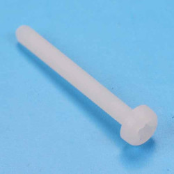 M3 x 25mm Nylon Pan Head Screws - Pack of 100