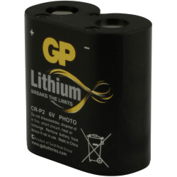 GP GPCRP2STD093C1 CR-P2 Lithium 6V Camera Battery Long-lasting Reliable