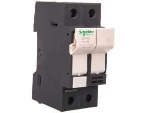 Rozłącznik bezpiecznikowy DF 2p 32A — wymiary bezpiecznika 10x38mm DF102