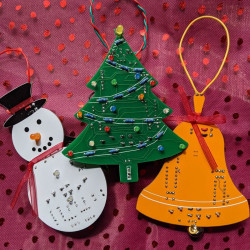 Holiday Pedal Ornament Kits - DIY Music Gifts