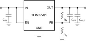 Automotive adjustable- and fixed-output, 1-A, 16-V, positive-voltage low-dropout linear regulator