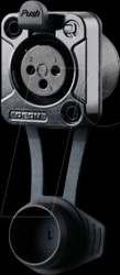 RRX3F-Z-012-0 XLR chassis socket, 3-pin, IP65
