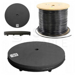 Rozwijak bębnowy do kabli i przewodów, stojak na bęben 100kg fi: 40cm BNB