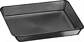 Stacking bowl, without drawers, black, (L x W x D) 210 x 150 x 40 mm, A4-3-6-10