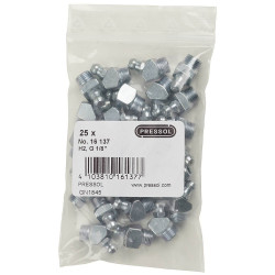 Pressol 16 137 Tapered Lubricating Nipple H2-45&#xB0; G 1/8&#x27;&#x27;-VZ-VK 25 pcs