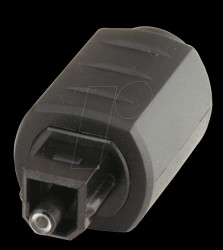 Optical-fibre adapter TOSLINK plug/mini-coupler
