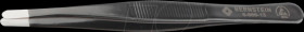 5-866-13 SMD tweezers, flat, round, non-slip, 120 mm, ESD