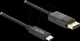 81701 Coaxial USB Type-C™ to DisplayPort cable (DP Alt Mode) 4K 60 Hz