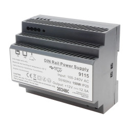 Zasilacz na szynę DIN 12V 150W 12.5A IP20