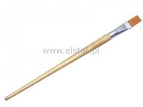Pędzel ESD; drewniana rączką 18cm; szer=7mm
