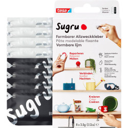 tesa 41282-00001-00 SUGRU paste 8pcs black/white versatile adhesive
