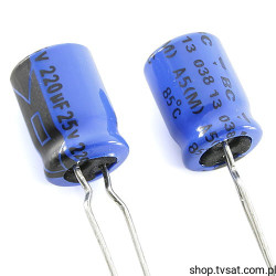 MAL203836221E3 Electrolytic 220uF 25V RADIAL VISHAY