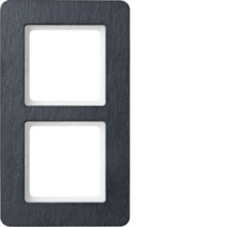 Berker Q.7 Ramka podwójna łupek 10126030