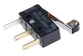 Łącznik Micro z dźwignią z rolką Omron SPDT IP40