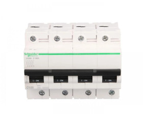 Wyłącznik nadprądowy 4P C 100A 10kA AC C120N Acti9 A9N18374