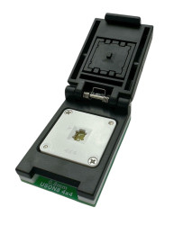 Adapter QFN8 / WSON8 / USON8 / DFN8 (SMD)-->DIP ZIF R=0,8mm 4x4mm XGecu