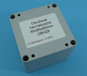 OBH-29 OBUDOWA HERMET. 80x80x60mm