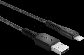 31293 Sync and charging cable, USB-A -> Lightning, MFi, 3 m