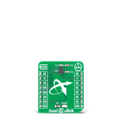 Zestaw rozwojowy czujników, IIS3DWB, Accel 14 Click