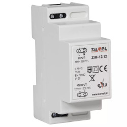 Zasilacz impulsowy 12V 1,2A 15W ZIM-12/12 EXTA