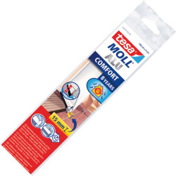 tesa&#xAE; 05405 Stainless Steel Door to Floor Brush Draught Excluder 1m x 40mm