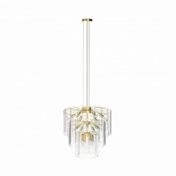 Lampa wisząca w stylu glamour NIRA złota, do salonu nad stół - MD3523-14L-EGN Zuma Line