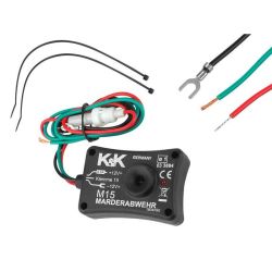 Ultradzwiękowy odstraszacz gryzoni samochodowy K&K M15 (kuny,myszy,szczury)