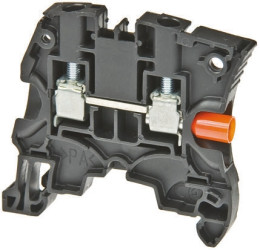 Blok zacisków przelotowych Entrelec poziomy: PodwójnyŚruba ZS6 raster: 6mm 41A 1 kV AC