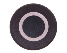Wkładka przycisku 22mm płaska czarna z opisem O M22-XD-S-X0 218154