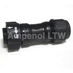 Złącze wielostykowe przemysłowe 10-pinowe Montaż na kablu Gniazdo Amphenol Industrial