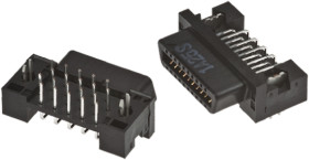 Gniazdo PCB 32 -pinowe 2 -rzędowe raster: 1.27mm typu płytka – płytka Kąt Proste Przewlekany