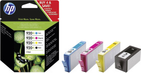 HP 920XL atrament tusz oryginalny Combi-Pack Czarny, Cyjan, Magenta, Żółty C2N92AE Tusz
