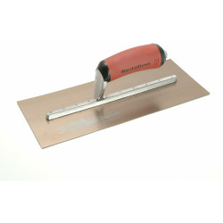 Marshalltown MPB7GSD Pre-Worn PermaShape Finishing Gold S/S Trowel 12 x 5in