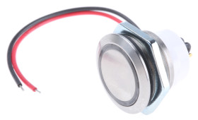 Nasadka przełącznika Zatrzaskowy SPST średnica wycięcia 19.43mm, montaż panelowy ITW Switches