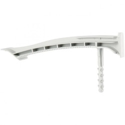 Obejma zaciskowa z kołkiem CMS9 do 10 kabli 50szt fi:6mm bezhalogenowy szary F-TRONIC