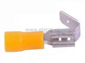 KMFY 6,3 rozgałęźnik izolowany; żółty ( 10szt )