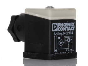 Złącze zaworowe DIN 43650 DIN 43650 3P+E 230 V AC Żeński LED: Tak Phoenix Contact